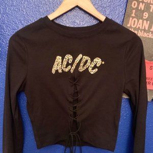 ACDC ladies long sleeve medium shirt